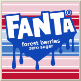 Fanta zero forest berries
